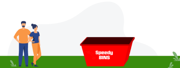 Speedy Bins 3 Cubic Metre Skip Bin for Green Waste