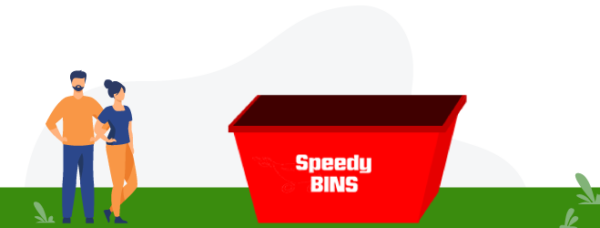 image Speedy Bin's 6 Cubic Metre Skip Bin for Green Waste